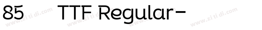 85 源雲明朝 TTF Regular字体转换